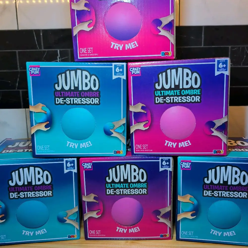 RMS JUMBO DE-STRESSOR!!!  THE ULTIMATE STRESS RELIEVER!!! FOR AGES 6+ MULTIPLE OPTIONS TO CHOOSE.