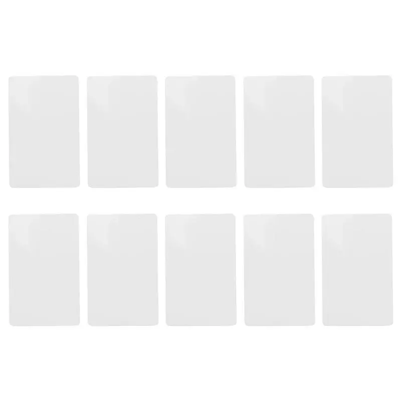 10 pcs RFID/NFC smart chip badge clones, 0 sectors writable tag, UID access control, thin card (13.56 MHz), rewritable copy key
