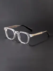 Caterside Retro Tr Ultra-Light Light Blocking Glasses, Unisex Fashion Optical Frames for All Seasons, Casual Business Style