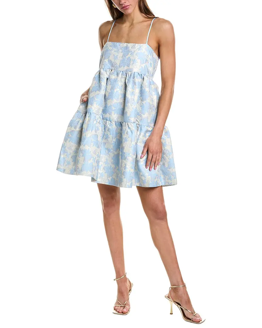 Endless Rose Floral Jacquard Mini Dress