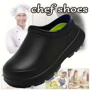 Men's Chef Clogs Non-slip Oil-proof Wear-resistant Multifunctional Work Shoes