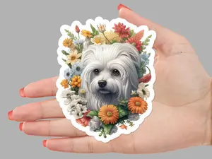 Maltese Dog Sticker