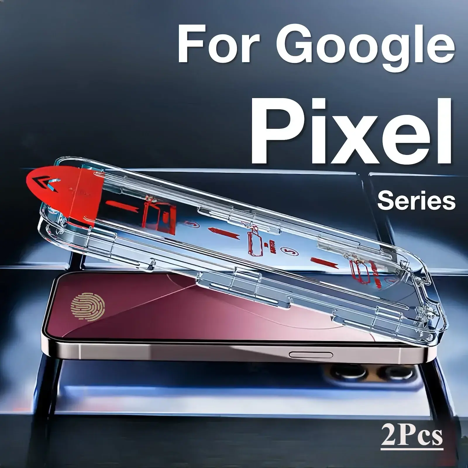 2Pcs Glass For Google Pixel 10a 10 9 Pro XL 9A 8 Pro 8A 4G 5G 6A 7A 7 Screen Protector Toughened Glass No Dust Bubbles Easy Kit