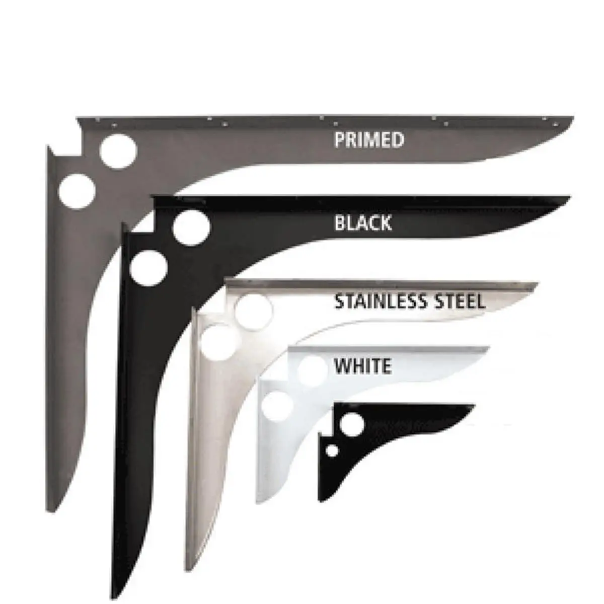 212 MAIN Fastcap Fcsb21X28Primed 21 In. X 28 In. Speed Brace - Black, Adjustable Bracket, Heavy Duty, Countersunk, Wall Mounting, Wire Holes