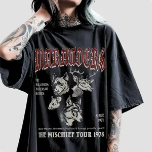 70s Wizards Marauders World Tour Tee;   Pottery Tee - ATYD T-Shirt - Subtle HP Shirts