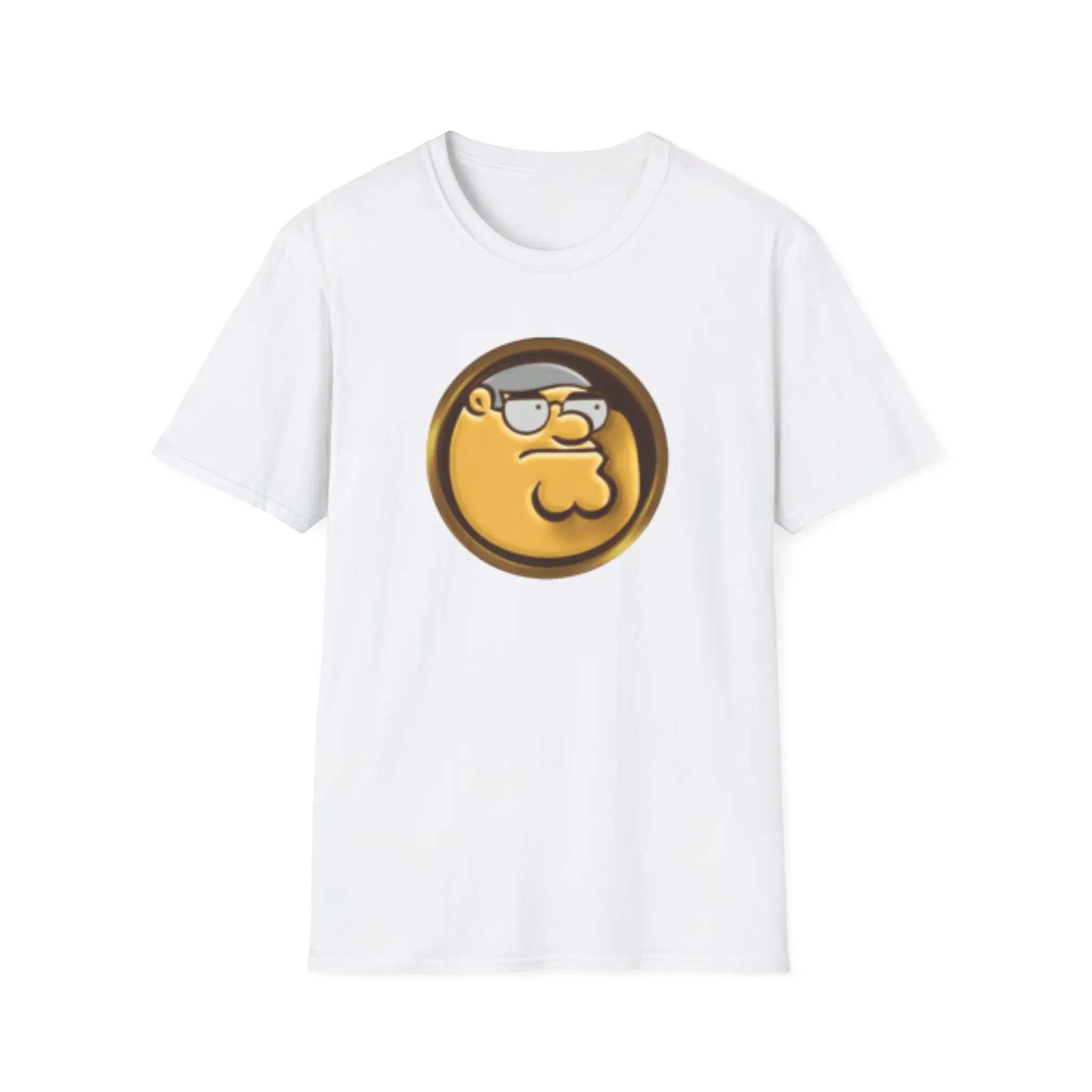 Fort Peter Griffin Medallion T-Shirt, Family Guy Shirt, Funny Cartoon Tee, Peter Griffin Fan Gift, Cartoon Character Apparel, Battle Royale