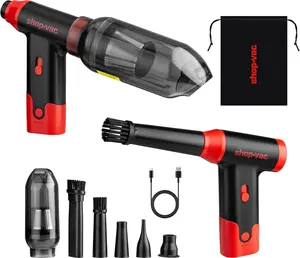 Shop-Vac Cordless Air Duster & Mini Vacuum for Car & Keyboard Cleaning