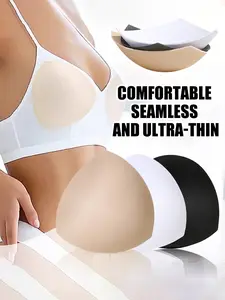 8 pieces of women's triangular underwire pads, insertable padding, featuring a seamless sponge pad for sports use and a multi-functional bra, soft and comfortable underwear padding accessories.