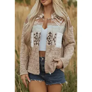 Western Aztec Quilted Jacket