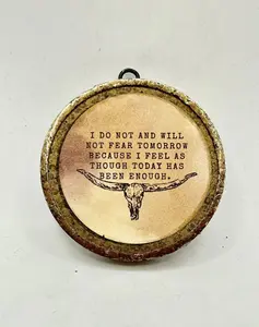 I do not and will not fear tomorrow- Car Freshie