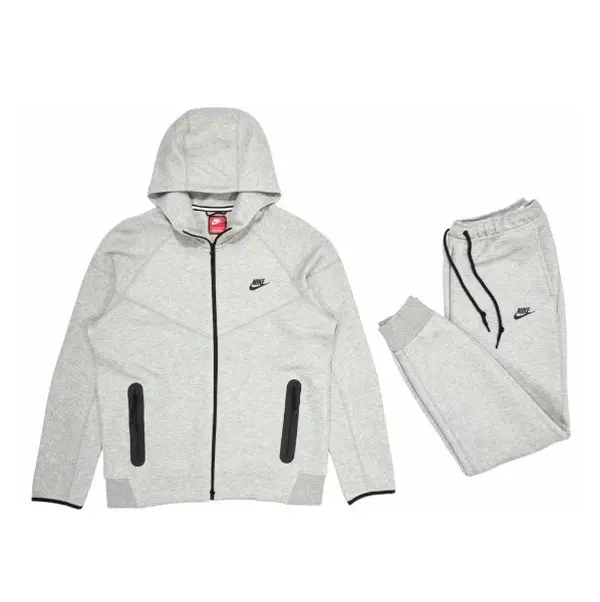 Nike Sportswear Tech Fleece Full-Zip Hoodie & Joggers Set Nike Sportswear Tech Fleece Full-Zip Hoodie & Joggers Set