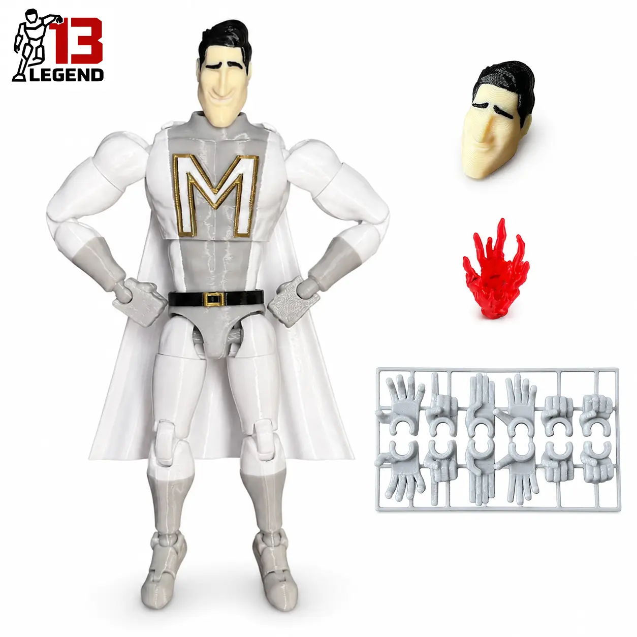 T13 Action Figure 3D Printed Toys Multi-Jointed Movable Robot, Anime Figure Superhero Action Figures, Multi-Articular Dummy 13 Action Figures, Collect Your Legend13 Gifts