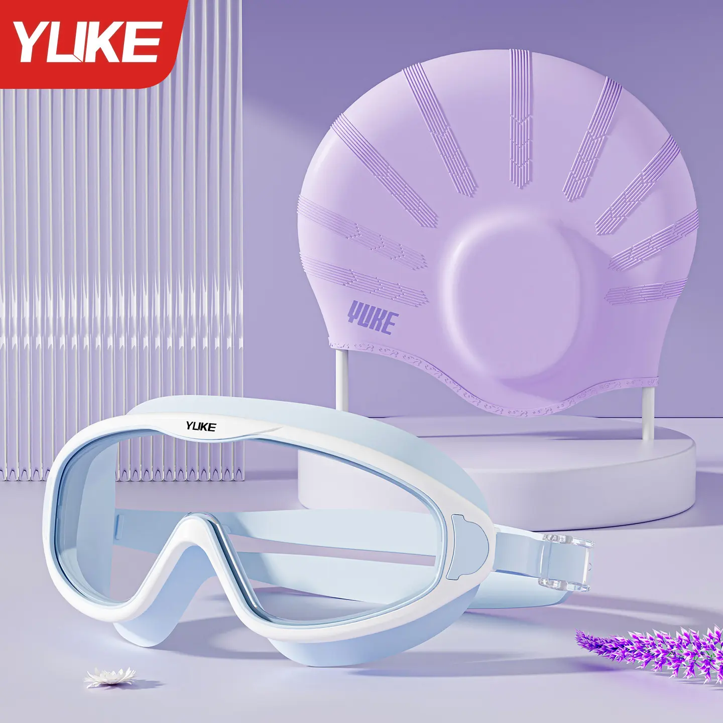 Mist Purple [Swimming Goggles Set]