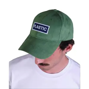 bABP "PLASTIC" Green Baseball Cap - Premium Eco-Suede Urban Dad Hat