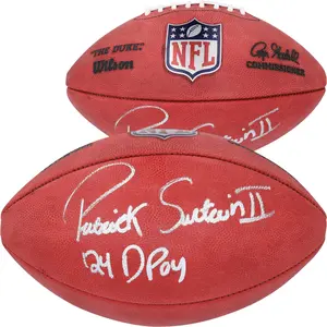 Patrick Surtain II Denver Broncos Autographed Duke Full Color Football with "2024 DPOY" Inscription - Fanatics Authentic Certified