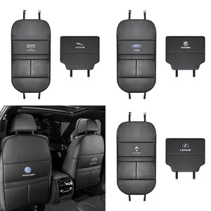 Car kickpad - Rear seat backrest storage bag for vehicle interior - Anti-kick pad - Interior for Audi, Lexus, Mitsubishi, Nissan, BMW and other common vehicle models