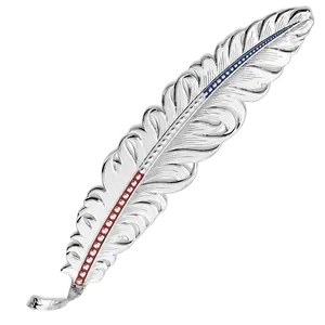 Montana Silversmiths Red, White, & Blue Montana Hat Feather HF4059RWB