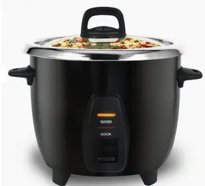 Elite Cuisine Deluxe 10-Cup Electric Rice Cooker, Stainless Steel