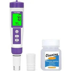 Hydrogen Water Tester, TDS Meter Digital Water Tester, ORP Meter for Drinking Water,  6 in 1 pH Meter for Kombucha, PPM pH EC Tester for Hydroponic, H2 Meter for Hydrogen Water Tablet