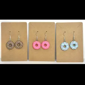 Cartoon Donut Earrings