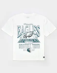 THE WILD COLLECTIVE Philadelphia Eagles End Zone Mens Boxy Tee