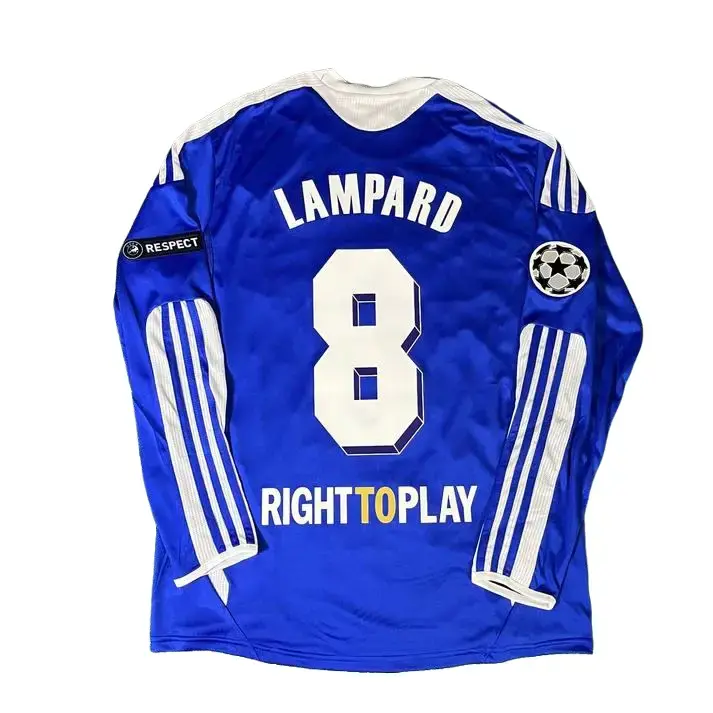 #8 Frank- Long Sleeve 2012 Retro Blue Jersey
