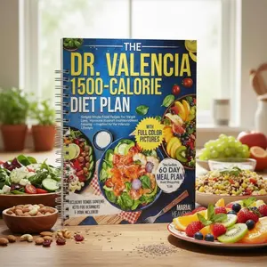 The Dr. Valencia Lifestyle Meal Planner, Spiral Bound Softcover – Daily Meal Organization Guide, Balanced Nutrition Planner & Healthy Eating Lifestyle Resource – Stay Organized & Eat Better