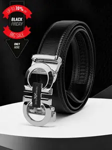 High-End Self-Latch Leather Belt, Perfect for Teenage Men's Casual Pants, Ideal for Summer Outdoor Activities, Street Style