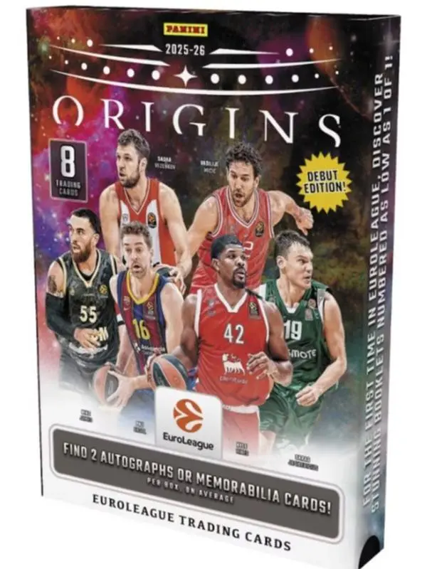 2025/26 Panini Origins EuroLeague Basketball Hobby Box