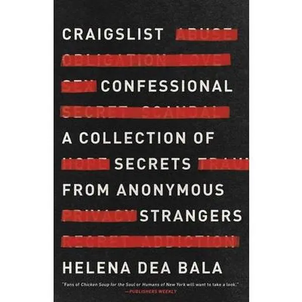 USED Book - Craigslist Confessional: A Collection of Secrets from Anonymous Strangers by Bala, Helena Dea (Hardcover) - english