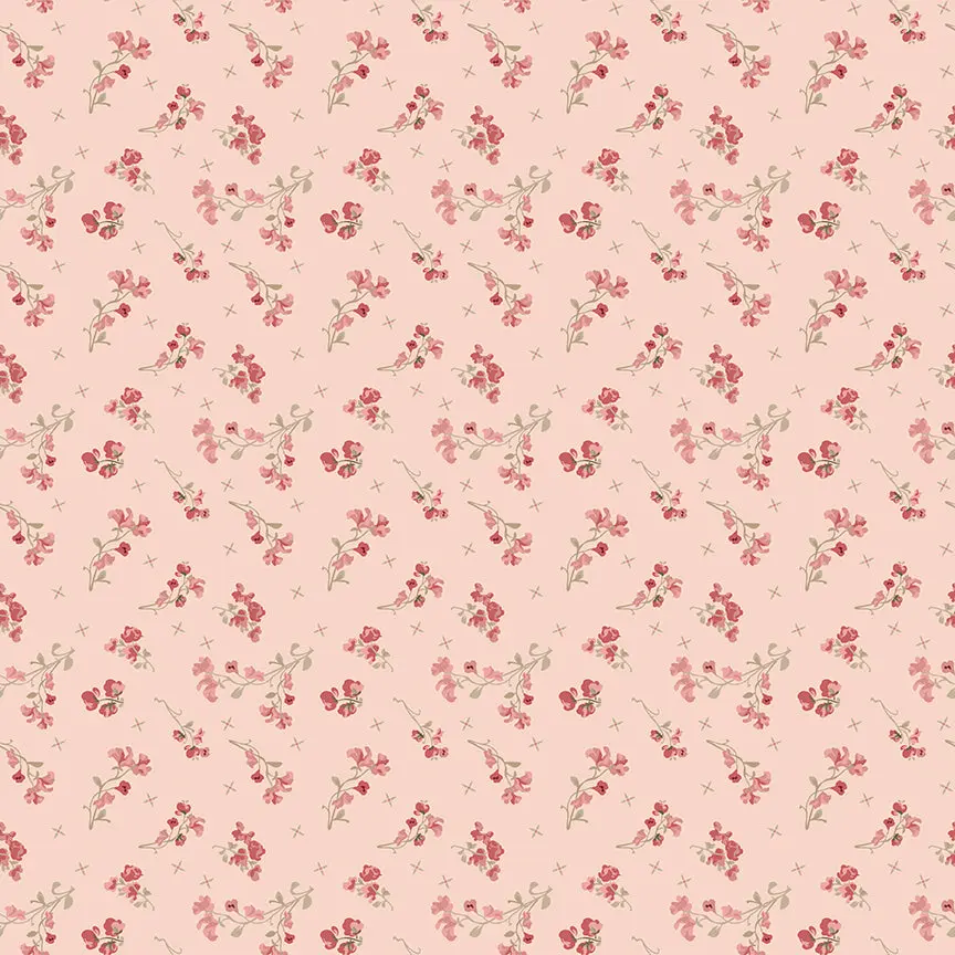 Fabric Riley Blake Pink Sweet Pea Renew by the Quarter Yard C17283-PINK