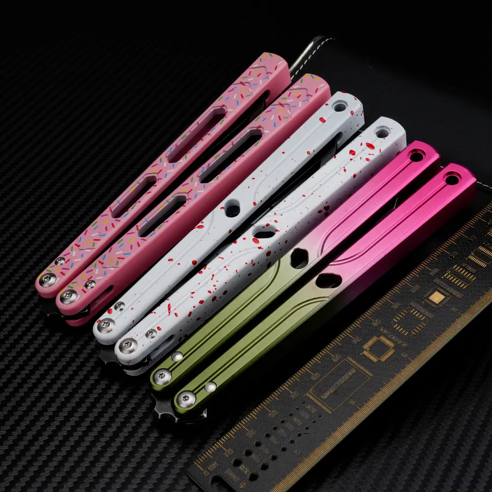 TGZUO Portable Tool Set - Aluminum Alloy Handle Trainer Metal Tool, Copper Gasket, T8-T10 Screws, Non-Sharp Flip Knife for Adults