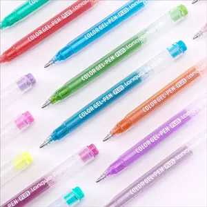 Blue Fruit Flash Hand Account Pen Gift Box Set, High Aesthetic Color Layering, 1.0mm Bullet Large Capacity, Suitable for Card, Diary, Drawing, Coloring, Art