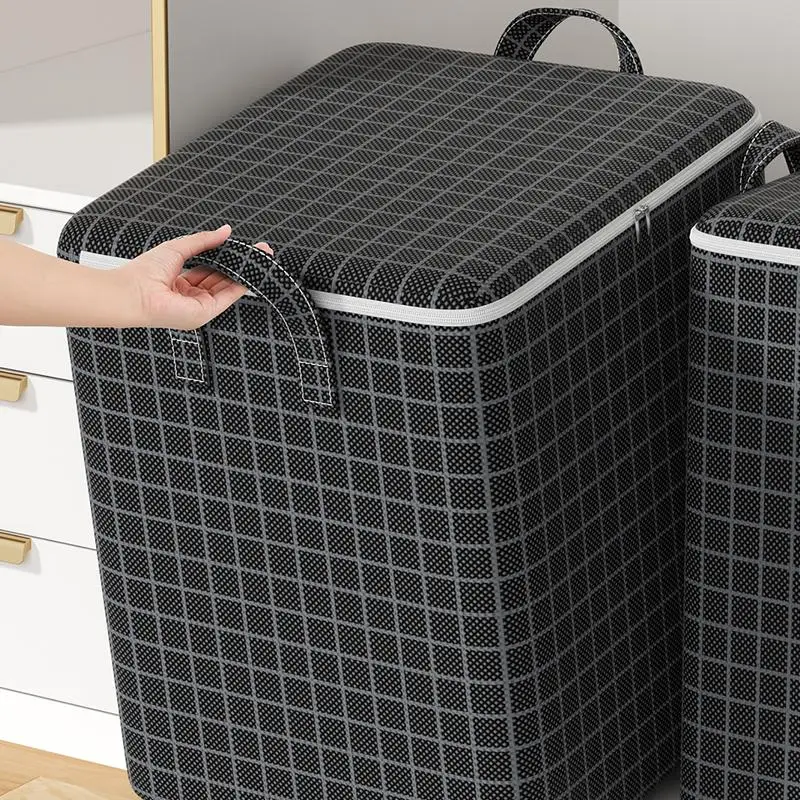 Large Capacity Clothes Storage Bag, 1 Count Dustproof Clothes Storage Organizer with Handle, Collapsible Clothes Storage Bag, Home Organizer for Bedro