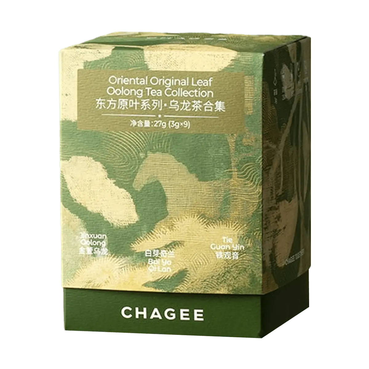 CHAGEE Oolong Tea Bag Collection - 9 Packs (27g) | Jin Xuan, Tie Guan Yin, Bai Ya Qi Lan - Premium Loose Leaf Tea for Authentic Chinese Tea Experience