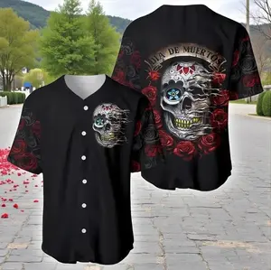 Dia De Muertos Baseball Jersey Day Of The Death Baseball Jersey Unisex