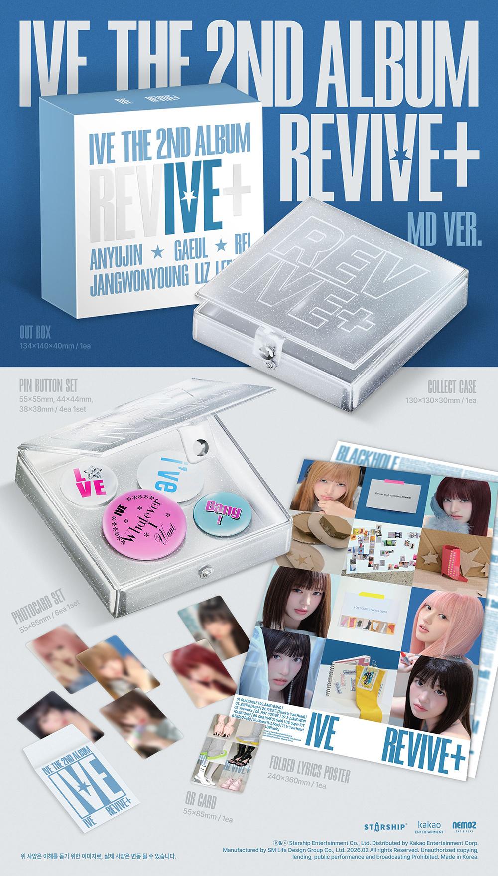 IVE – REVIVE+ (MD Ver. 한정반 / Limited) | The 2nd Album Official