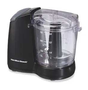 Fresh Chop, Food Chopper and Mini Food Processor, 3-Cup, Black