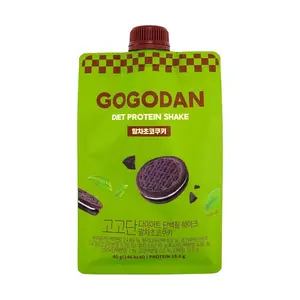 GOGODAN Korean Matcha Chocolate Cookie Meal Replacement Protein Shake Powder - 0 Sugar, Low Fat, High Protein (40g)
