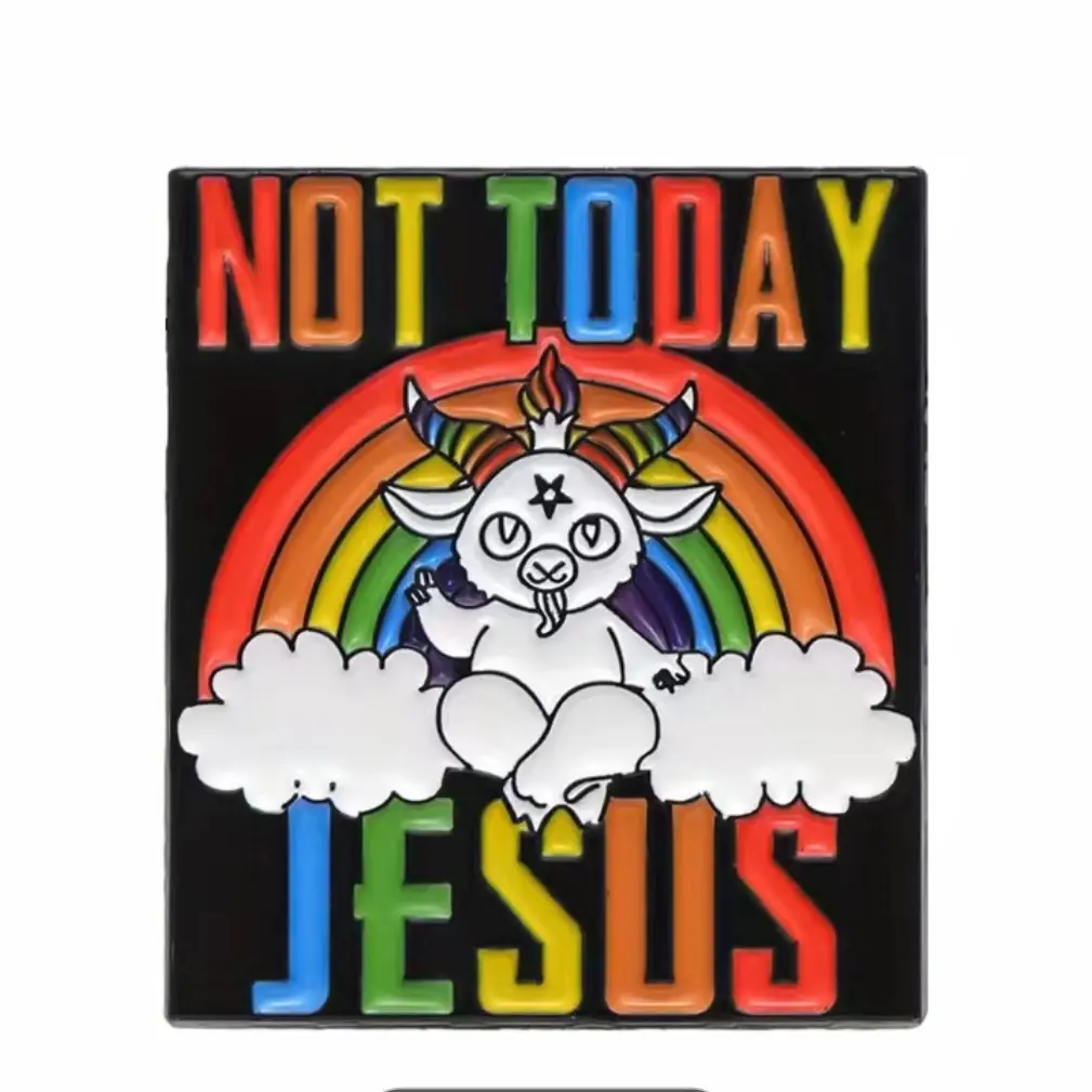 Funny enamel pin
