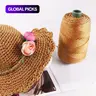 Colorful Ice-Silk Thread, 1-Piece Handmade Crochet Thread, Crocheting Supplies, DIY Crochet Supplies for Summer Hats, Storage Baskets and Cushions #GLOBAL PICKS