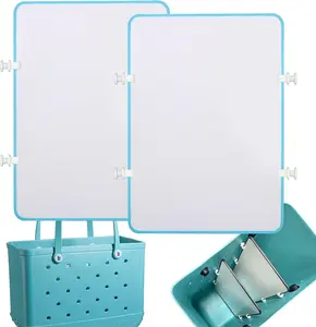 2PCS Divider Tray for Beach Bag Accessories for Beach Bags Compatible with Beach Bag Original X Large White Organiser Plastic