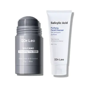 Dr.Leo Dr.Leo Deep Cleansing Set | Blackheads & Enlarged Pores & Oil Care Routine | Clay Mask Stick + Salicylic Acid Cleanser #Summervibes