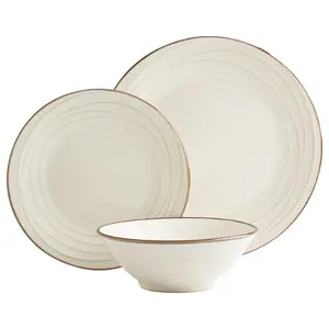 Tabletops Unlimited 12-Piece Olivia DinnerwareSet
