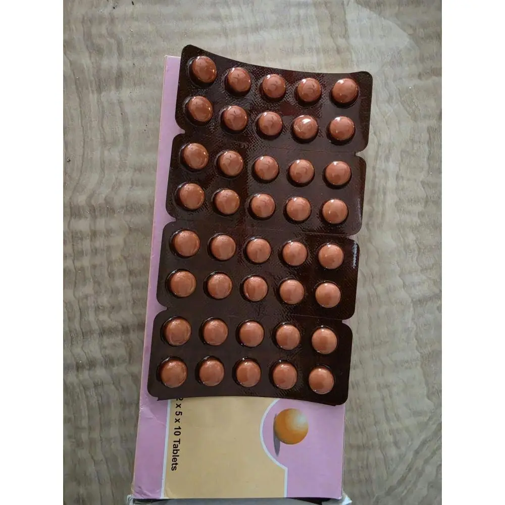 Caribbean Alpalide  Brown Color - 10 Tablets per Pack - Ideal for Daily Use - Easy to Swallow - No Additional Features