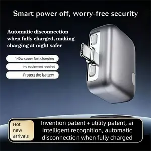 [Full-Charge Separator] Full-Charge Automatic Separator with AI recognition for automatic power cut-off and disconnection, suitable for Apple devices, tablets, computers, watches, headphones, and electronic products (recommended as a premium gift)