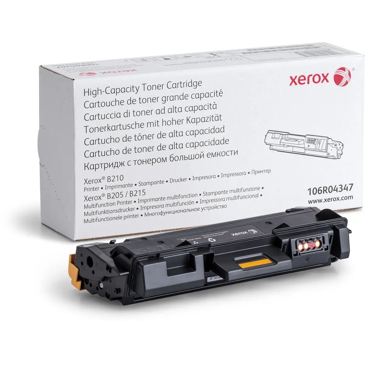 Xerox High Capacity Black Toner Cartridge for Xerox B205/B210/B215 Laser Printers - 3,000 Pages, Durable, Affordable, Crisp Deep Black Prints, Consistent Refined Results
