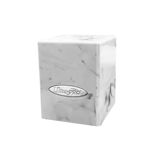 Marble SATIN® Cube - White / Black