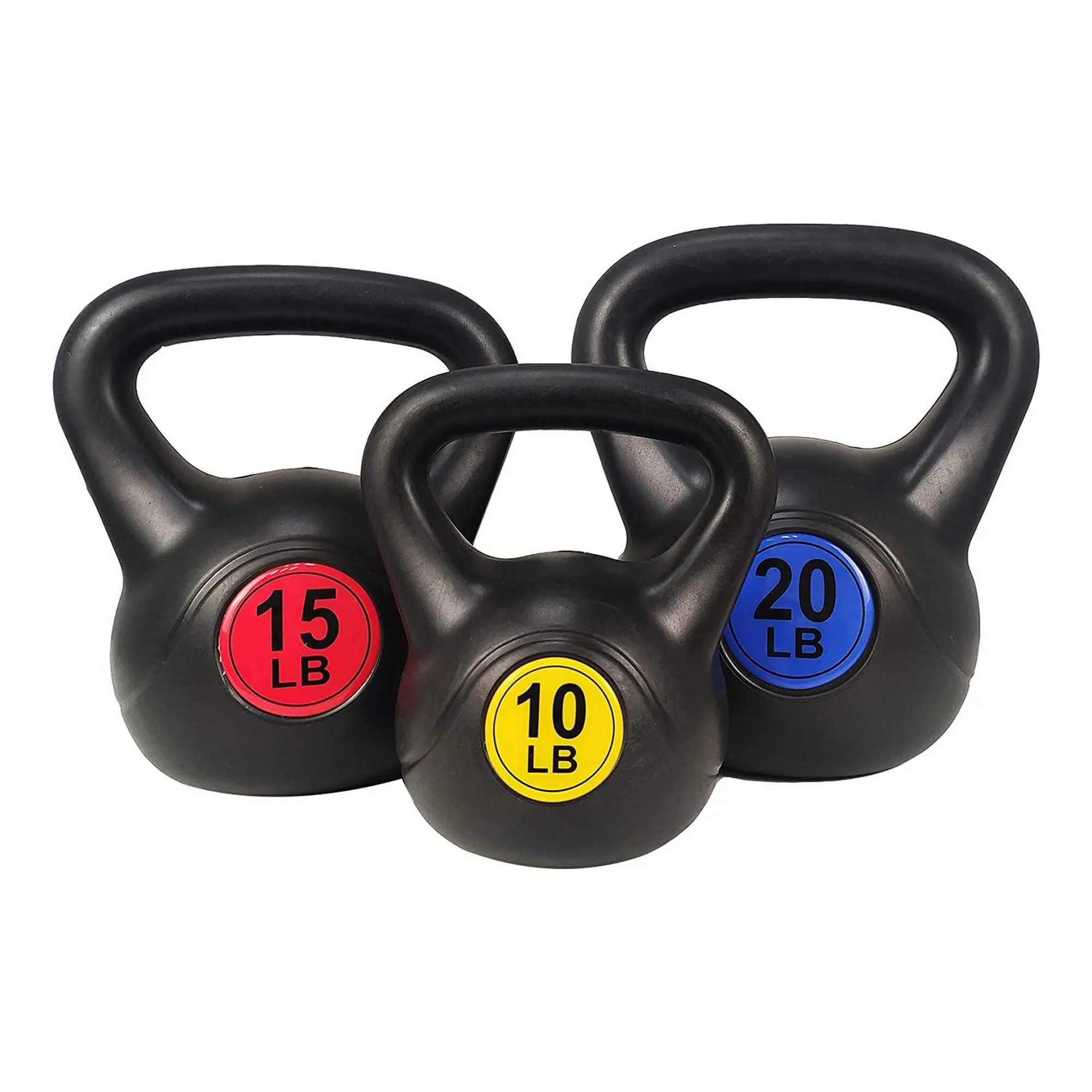 BalanceFrom Kettlebell Fitness Exercise Weights, Set of 3, 10, 15, and 20 Pounds BalanceFrom Kettlebell Fitness Exercise Weights, Set of 3, 10, 15, and 20 Pounds
