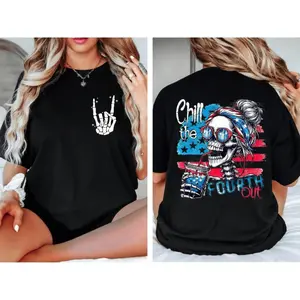 USA 4th of July Shirt – Retro Style Graphic Tee for Fun Independence Day Looks